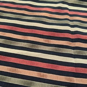 silky striped sewing fabric